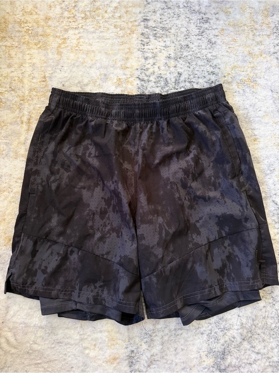 Kora Other - Men’s Athletic Shorts M Black Camo Lined Gym Running Workout Quick Dry